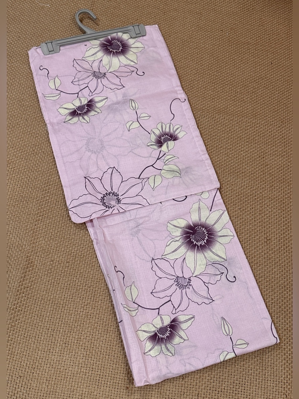 Women’s Japanese Yukata Pink Summer Festival Kimono Flower (Yukata Only)